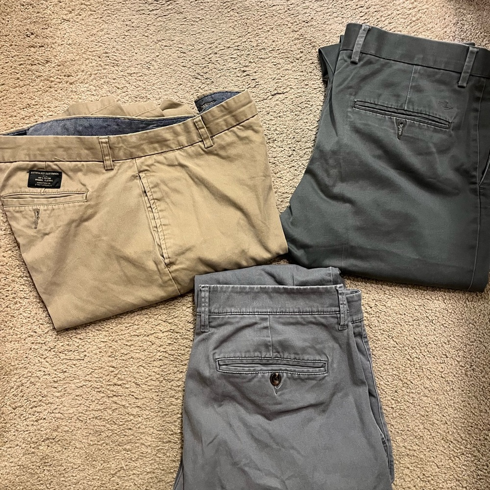 Lot of 3 34x34 Men's Khakis